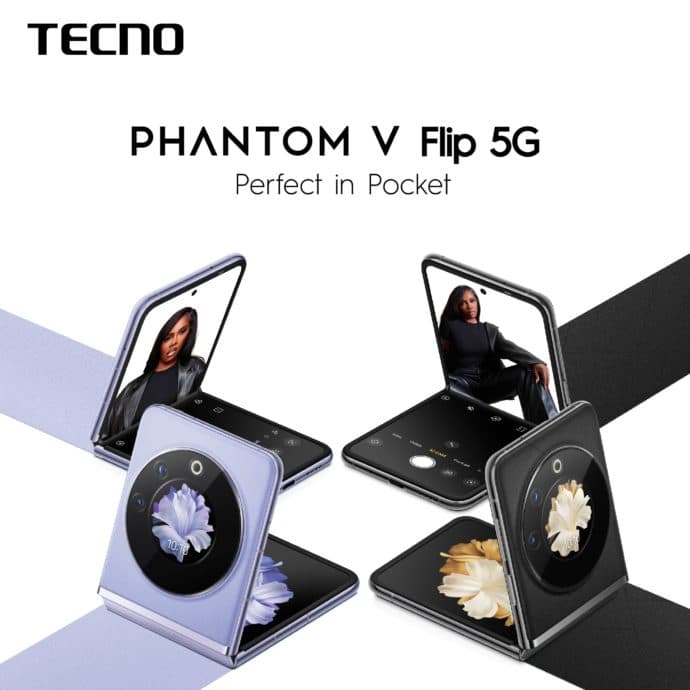 Tecno announces the launch of Phantom v Flip 5g – where style meets innovation